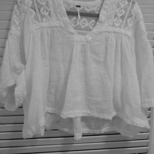 Free People lace blouse